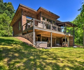 Chic Riverfront Cabin Less Than 1 Mi to Dwtn Ellijay!