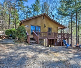 Ellijay Cabin with Hot Tub and Deck in National Forest