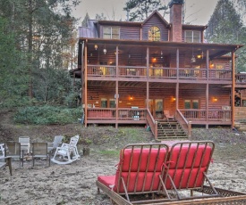 Private Cartecay River House with Hot Tub and Game Room