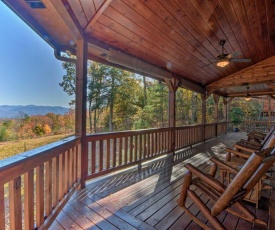 Year-Round Mountain View Hideaway with Deck and Hot Tub