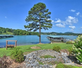 Hiawassee Haven on Lake Chatuge with Boat Slip!