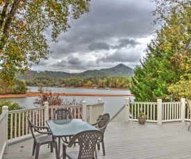 Lakefront Hiawassee Home with Boat Dock and Hot Tub!