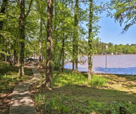 Lakefront Milledgeville Cabin Private Dock, Porch