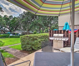 St Simons Island Townhome with Stone Patio and Pool!