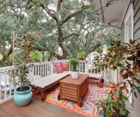 Heated Pool Access Flex Cancelation Luxe Forsyth Condo with Private Treetop Balcony