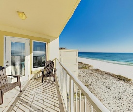 Walk Everywhere! Charming Gulf-View Condo with Pool condo