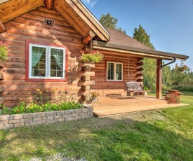 North Pole Log Cabin with Northern Lights Views!