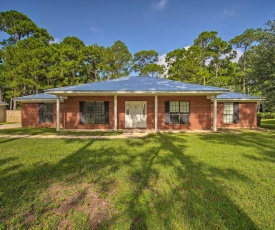 Updated Gulf Coast Home with Yard - Walk to Beach