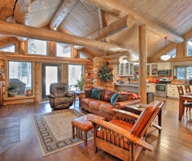 Secluded Log Cabin with Patio and Chena River Access!