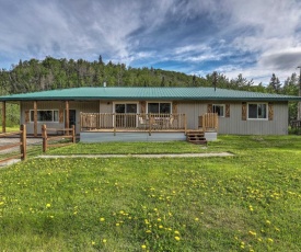 Palmer Home with Deck, Yard and Mountain Views