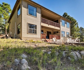 Flagstaff Home with Decks, Patio and Forest View!