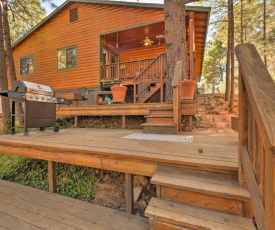 Rustic Cabin with Deck about 4 Mi to Old Town Flagstaff!