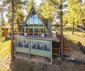 Spacious Flagstaff A-Frame Cabin with Deck and Views!