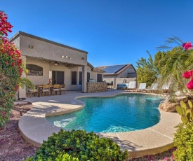 Warm Desert Oasis with Private Pool and Gas Fire Pit!