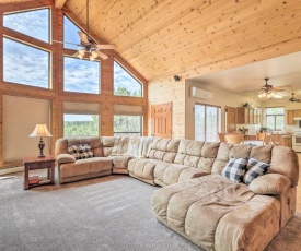 Secluded Heber Cabin with Valley Views and Deck!