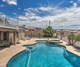 Home with Rooftop Balcony about 4 Miles to Lake Havasu!