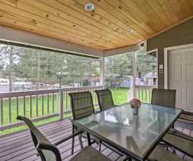 Lakeside Home with Game Room, Yard, Deck and Fireplace!