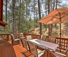 Prescott Cabin with Beautiful Forest Views and Deck!