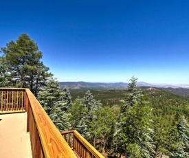 Spacious Cabin with Deck, Mtn Views, Fire Pit and Grill