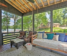 Luxe Lake Martin Cabin with Dock Boat and Hike!