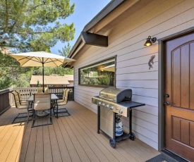 Sedona Getaway with Hot Tub, Deck, and Red Rock Views!