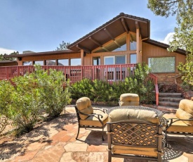 Sedona Home with Stunning Mtn Views, Fire Pit and Deck!