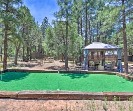 Show Low Home with Hot Tub, Putting Green, and Gazebo!