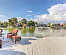 Lakefront Tempe House with Sun Deck, Hot Tub and Boats!