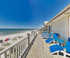 Beachfront Sun-Kissed West - 1 Mile to Kiva Dunes Duplex