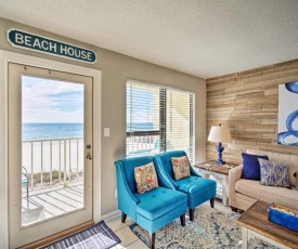 Bright Gulf Shores Beachfront Condo with Pool Access