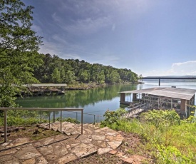 Greers Ferry Lakefront Home with Deck and Boat Slips!