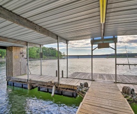 Lakefront Greers Ferry Cabin with Covered Boat Slip!