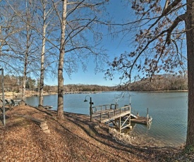 Lakefront Harrison Home with Sunroom, Deck, and Dock!