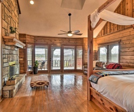 Hilltop Hot Springs Log Cabin with Hot Tub