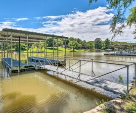 Lakefront Hot Springs Home with Updated Deck and Dock!