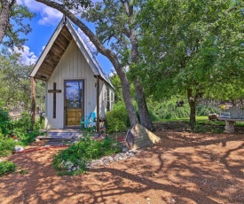 White Chapel Cozy Kerrville Cottage on 6 Acres!