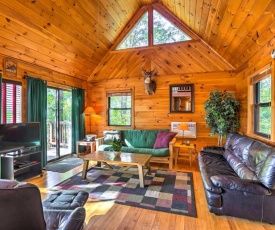 Hocking Hills Lake Cabin with Hot Tub, Deck and Dock!