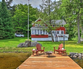 Authentic 1912 Adirondack Lake Camp with Fire Pit