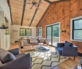 Sleek Cabin with Deck 8Mi to Mount Snow and Hikes!