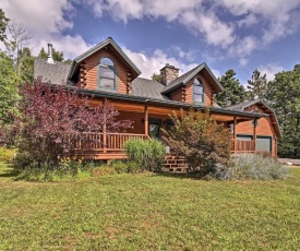 Stellar Wilmington House on 20 Wooded ADK Acres!