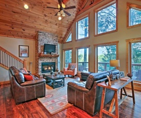 Blue Ridge Cabin with Wooded Views, Deck and Hot Tub!