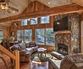 Creekside Cabin with Porch, Fireplace and Views!