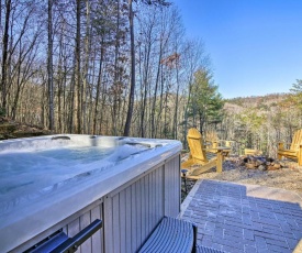 Deer Park Cabin! Blue Ridge Home with Hot Tub and Views